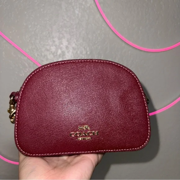 Coach Burgundy Serena Crossbody Bag - Picture 1 of 6